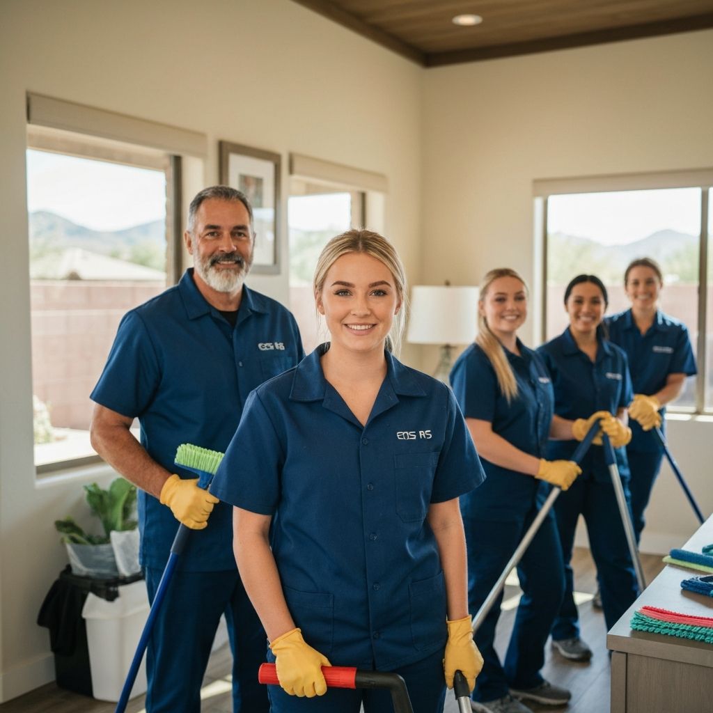 Equipo de limpieza profesional en Tucson